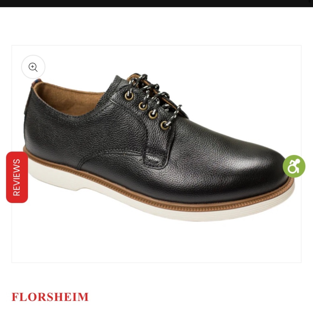 Florsheim Black Leather Boy’s Shoes